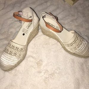 Picon espadrilles sandals ivory white 9.5 41 new